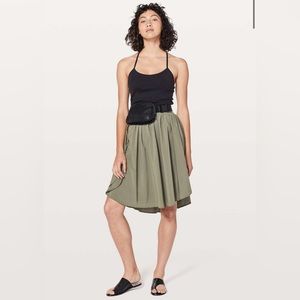 Lululemon The Everyday Skirt in Sage - EXCELLENT/LIKE NEW CONDITION